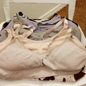 5 Pack XL Nursing Bras